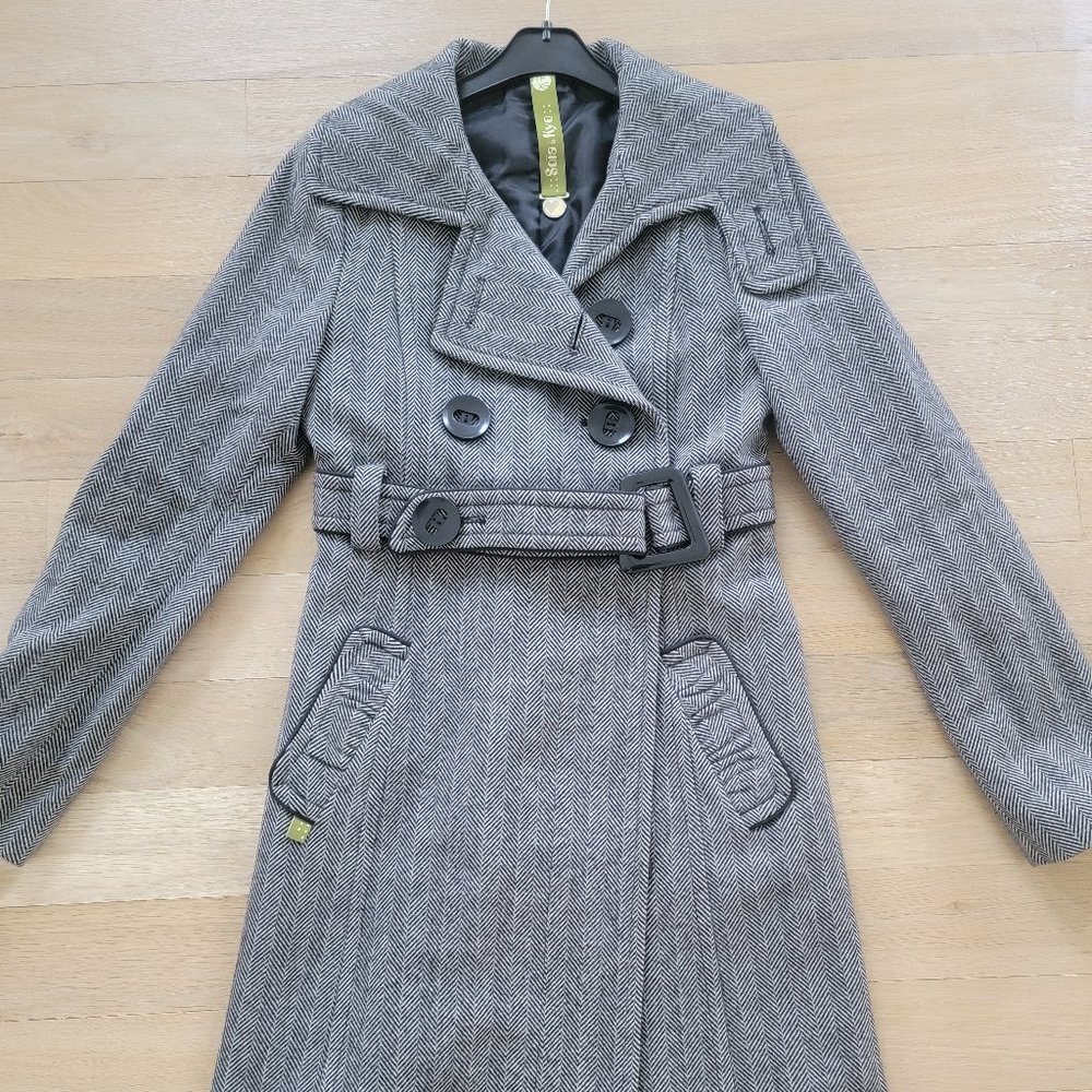 Soia & Kyo Wool Belted Coat